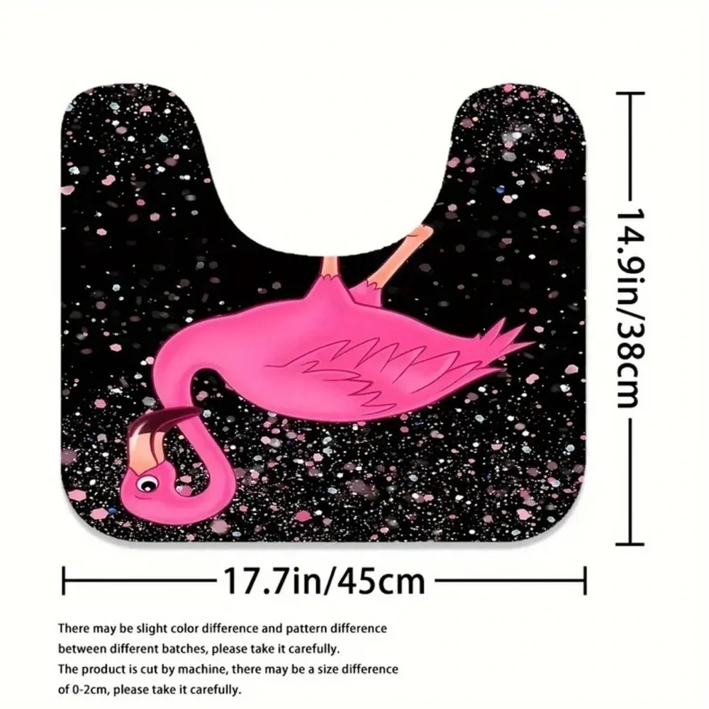 4pc Pink Flamingo Bathroom Set NWT